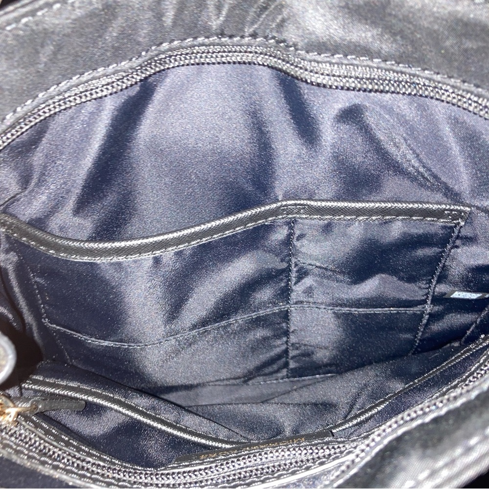 🆕 Michael Kors Kelsey Nylon Minimalist Black Crossbody Bag - Picture 10 of 13